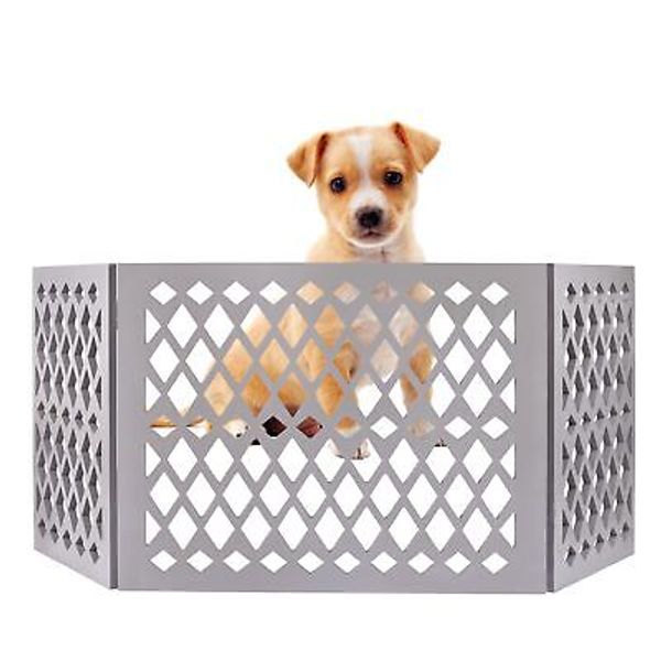 Free Standing Pet Gate | Pet Gate for Small Dogs | Free Standing Dog Gate for...