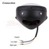 Universal Motorcycle Headlight LED light W/ Bracket For Harley Choppers Bobbers