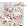 Cyalel Yahata Sharel Yahata Botanical Flower Coin Pouch Laminated Surface Pouch, Makeup Pouch, Cosmetic Pouch, Gift, Made in Japan, Royal Piany, White