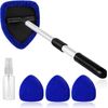 11Pcs Windshield Cleaner Tool Car Window Cleaning Wash Kit with 6 Reusable Micro