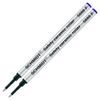 Schmidt 2 Pack - Blue Fine 5888 Rollerball Metal Refill