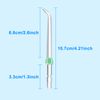 Flosser Replacement Tips for Waterpik Water Flosser , Flosser Refill Heads Replacement Heads for waterpik, Compatible with Waterpik Oral Irrigator & Dental Flosser(6 Classic Jet Tips)