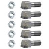 10Pc Threaded Stump Grinder Teeth 2-1/2" for Bradco Shaver Ashland Baumalight