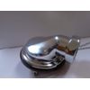 Exposed Traditional Freestanding Roll Top Bath Waste Brass Chrome Plug Chain