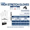 Cressi Neoprenhandschuhe High Stretch, Schwarz/Logo Blau, S