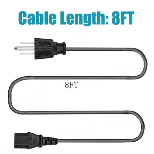 AC Power Cord Replacement for Electro-Voice EVERSE 8 Evolve 30M ZLX-12BT ZLX-12P ZLX-15P Loudspeaker,ELX200-18SP EKX18SP Subwoofer 3 Prong IEC C13 Power Cable