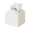 KEYUCA Moi Compact Tissue Case, White (Tissue/Refill Type), Cover, Small, Cute