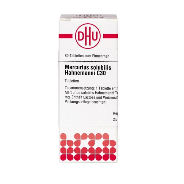 DHU Mercurius solubilis Hahnemanni C30 Tabletten, 80 St. Tabletten
