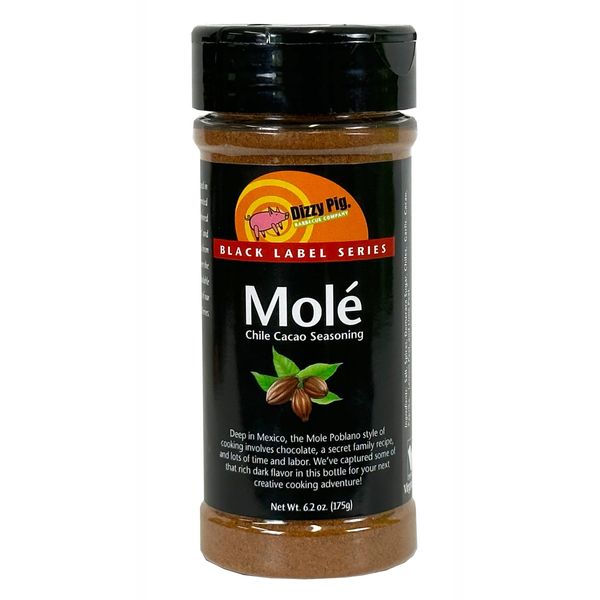 Dizzy Pig Molé Chile Cacao Seasoning Rub (8oz Shaker)