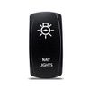 CH4X4 Marine Rocker Switch Nav Lights Symbol 2- Green Led
