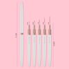 Nail Art Brushes (Sliver)