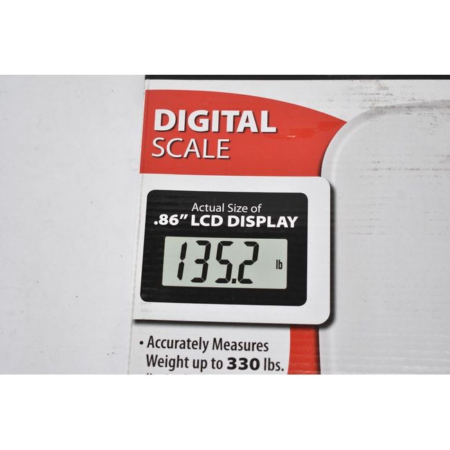 Health o Meter HDM770-05 330LB Limit Digital Weight Tracking Scale Black -  NEW