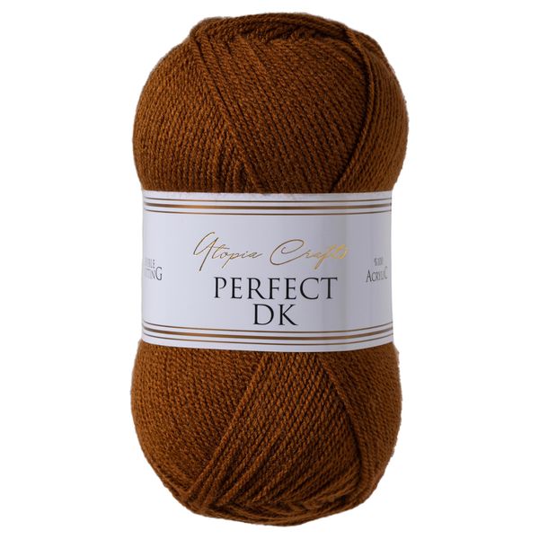 Utopia Crafts DK Double Knitting Yarn, 100g (Russet)