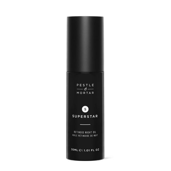 Pestle & Mortar Superstar 2% Retinoid Night Oil, Overnight Face Serum, Anti Ageing and Reduces Wrinkles with Vitamin E, Vitamin C and organic oil, 30ml