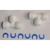 2peces. 1/4"  3-WAY UNION TEE PUSH QUICK CONNECT RO REVERSE OSMOSIS WATER FILTER