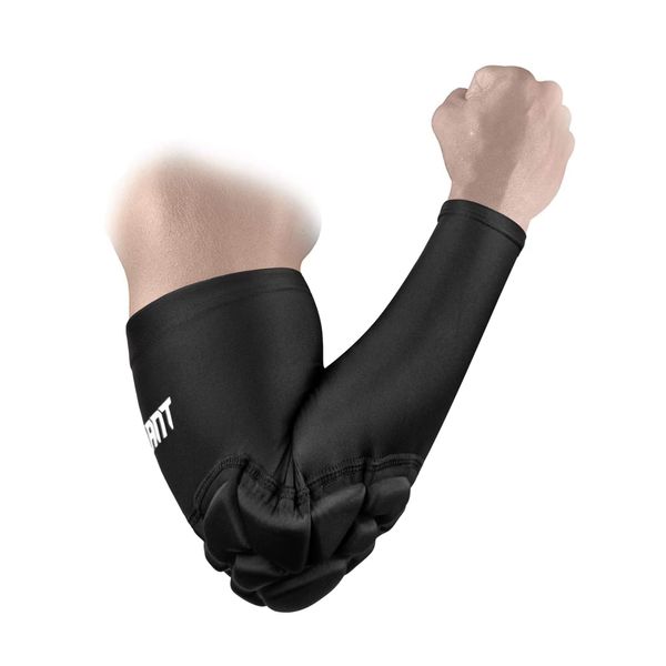 Soft Goalkeeper Elbow Pads Arm Guards for Juniors & Adults,Elastic Elbow Protectors Arm Sleeves for Dance Volleyball Handball Football MTB Basketball Gymnastics Wrestling Yoga Planks,L