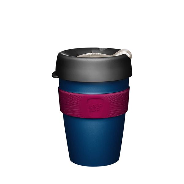 KeepCup Original, Lightweight Reusable Coffee Cup with Splashproof Sipper Lid - 12oz/340ml - Eve