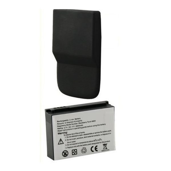 For Blackberry Torch 9800 2800mah Extended Battery&Door