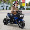 Children's Electrical Ride On Motorcycle with Horn and Headlight Functions, Blue