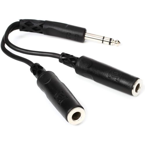Hosa YPP-118 1/4" TRS to Dual 1/4" TRSF Y Cable