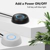 SinLoon PC Power Switch Desktop Computer Power Switch External Remote Start Computer Motherboard Power Switch Button Extension Cord with LED Light (black)