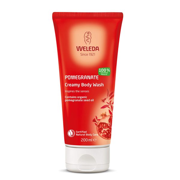 Weleda Organic Pomegranate Creamy Body Wash 200ml