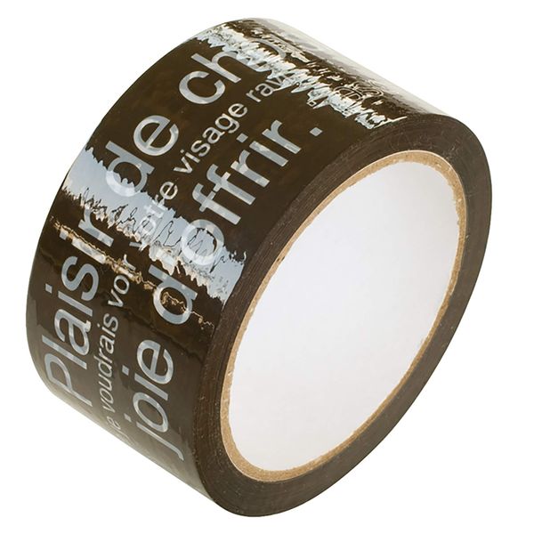 CAF-PL1 Packaging Tape, Cafe Lait 2.0 inches (50 mm) Width x 166.3 ft (50 m) Roll