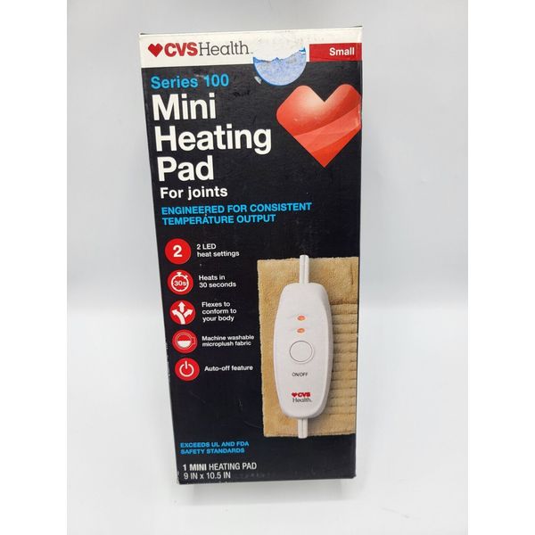 CVS Health Series 100 Small Mini Heating Pad For Joints *NEW*