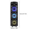 Rechargeable Bluetooth Speaker 3 * 8inch woofer Portable FM Party Speaker + Mic