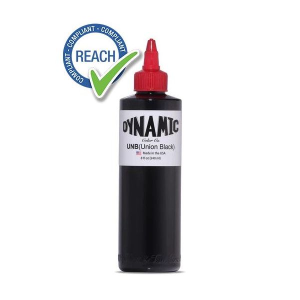 Dynamic Tattoo Ink Pigment Union Black 8oz