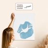 3dRose, Blue Lipstick, Museum Grade Canvas Wrap 16x20