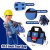 WORKPRO 9Piece Kid Real Hand Tool Set Blue Junior Tool Kit Children DIY Building