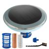 Solar Powered Pool Ionizer Kills Algae Less Chlorine Above Ground & In-Ground