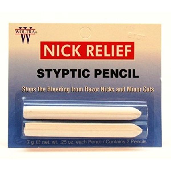 Nick Relief Styptic Pencil Twin Pack