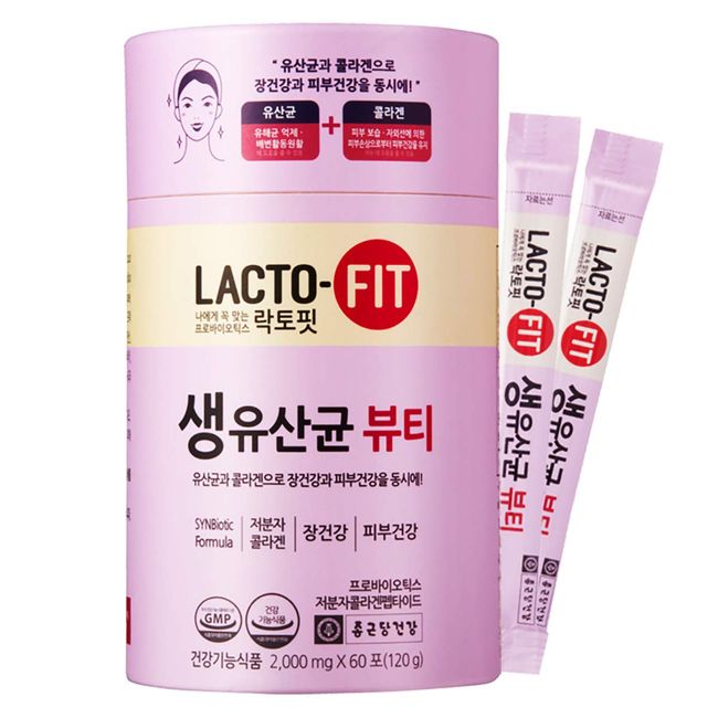 LACTO-FIT Cheonggundan Health Lactopic Raw Lactic Acid Bacteria - Beauty 60 / LACTO-FIT ProBiotics - Beauty (2000mg x 60)