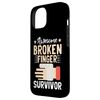 Broken Bones: Awesome Broken Finger Survivor Case for iPhone 15