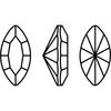 AURORA CRYSTAL NAVETTE-V CUT 8x4mm CRYSTAL AB 25pcs
