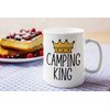 Father Fox - Camping King - Outdoors Gift Mug, Ceramic, 11fl.oz.