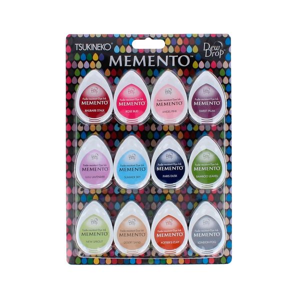 Imagine Tsukineko Imagine Memento Dew Drop Dye Ink Pads, Multi-Colour, 21.33 x 15.24 x 2.28 cm