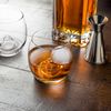 Final Touch On the Rocks Glass & Ice Ball Mould | Novelty Whiskey Tumbler, Scotch Rocks Glass
