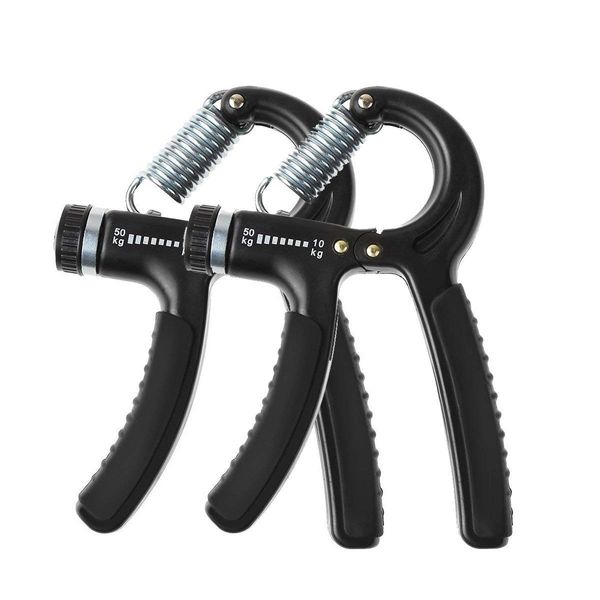 Luxon 2 Pack Hand Grip Strengthener Adjustable Resistance 22-110 Lbs (10 - 50kg) -Hand Grip Exerciser, Strengthen Grip, Hand Squeezer, Forearm Grip, Hand Exercise, Gripper, Finger Strengthener