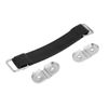 Sourcingmap Furniture Suitcase Box Case 185mm Length Plastic Pull Handles Black 2PCS