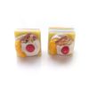 Idin Handmade Earrings - Miniature cake polymer clay stud earrings