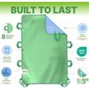 Absorbent Positioning Bed Pad with Handles 34" X 52"- Washable Waterproof Inc...