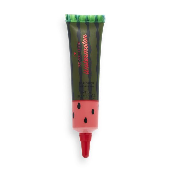 I Heart Revolution, Watermelon Dewy Blusher Tint, Flushed, Darker Skin Tones, 13ml