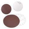 sourcing map 9 Inch Sanding Disc 80 Grits Flocking Sandpaper for Sander 10 Pcs