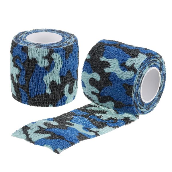 PATIKIL 2" x 14.76' CamoteWrap for Hunting Climbing Outdoor Camera Flashlight Marine Self Adhesive Camouflage Tape 2 Rolls