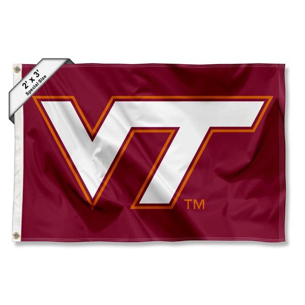 VA Tech Hokies Small 2x3 Foot Flag