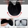 BEAUTY PLAYER Shoe Blocking Heel Pad, Forefoot Pad, Prevents Scrubbing, Heel Pad, 3 Pairs Set (Black x 3)