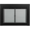 Pleasant Hearth AN-1010 Alpine Fireplace Glass Door, Black, Small